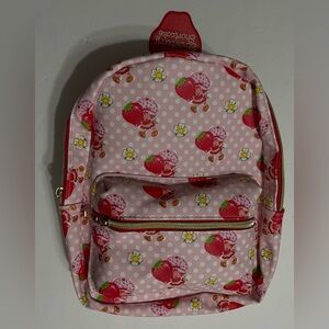 Strawberry Shortcake 11 Inches Small Kid PU Backpack With Adjustable Straps,New